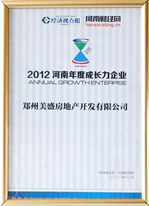 2012河南年度成長力企業(yè) 經濟視點報